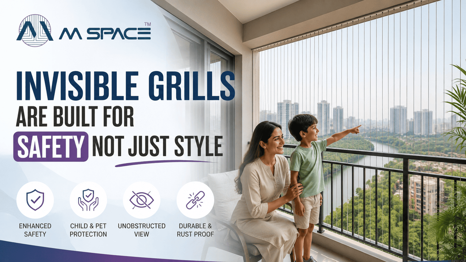 invisible grills for windows