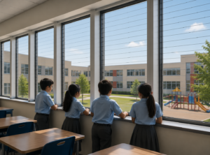 invisible grill for school windows